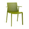 Beekat Stacking Dining Armchair (Set of 4)  option Olive Green