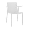 Beekat Stacking Dining Armchair (Set of 4)  option White