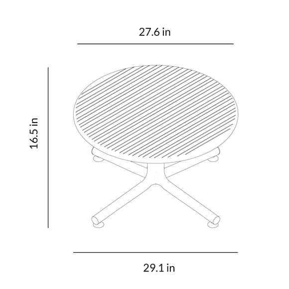Bini Round Outdoor Coffee Table
