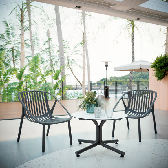 Bini Stacking Outdoor Lounge Armchair (Set of 4)