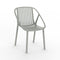 Bini Stacking Armchair (Set of 4)  option Greenish Grey