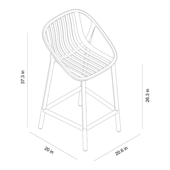 Bini Outdoor Stool (Set of 4)