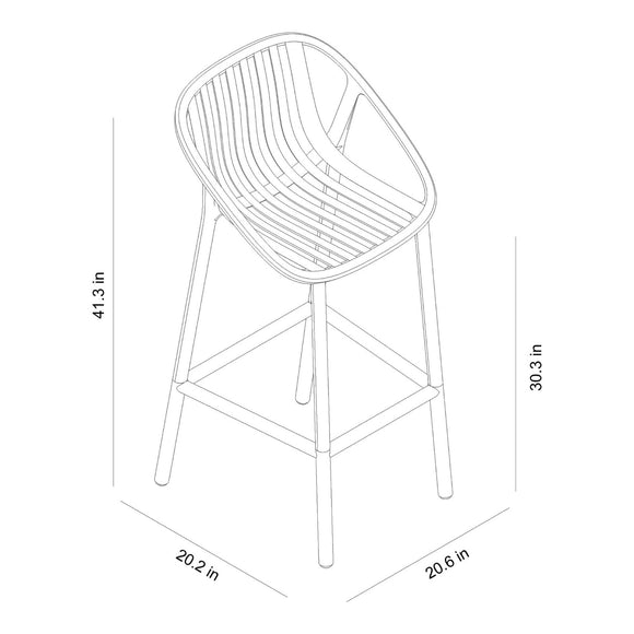 Bini Outdoor Stool (Set of 4)
