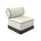 Brisa Outdoor Basic Armless Lounge Chair  option Salina / Noche
