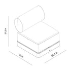 Brisa Outdoor Basic Armless Lounge Chair