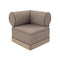 Brisa Outdoor Corner Armchair  option Mud / Duna