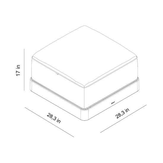 Brisa Outdoor Ottoman