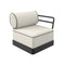 Brisa Outdoor Terminal Lounge Armchair  option Salina / Noche