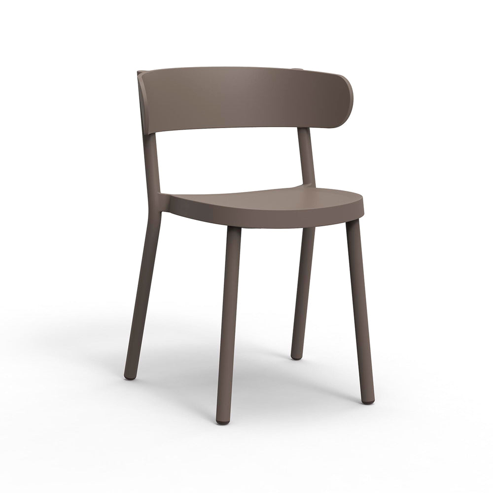 Casino Stacking Outdoor Dining Chair (Set of 4)