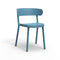 Casino Stacking Dining Chair (Set of 4)  option Retro Blue