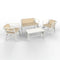 Click-Clack 4-Piece Conversation Set  option White