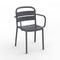Como Stacking Armchair (Set of 4)  option Dark Grey
