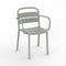 Como Stacking Armchair (Set of 4)  option Greenish Grey