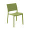 Fiona Stacking Chair (Set of 4)  option Olive Green