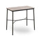 Hub Outdoor Rectangular High Dining Table  option Cement HPL