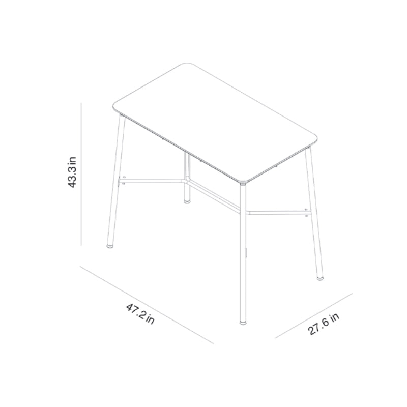 Hub Outdoor Rectangular High Dining Table