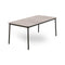 Hub Outdoor Rectangular Dining Table  option Cement HPL
