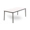 Hub Outdoor Rectangular Dining Table  option White HPL