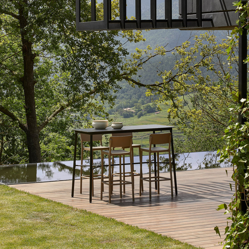 Hub Outdoor Rectangular High Dining Table