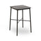 Hub Outdoor Square High Dining Table  option Black Marble HPL