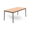 Hub Rectangular Dining Table  option Natural Oak Melamine