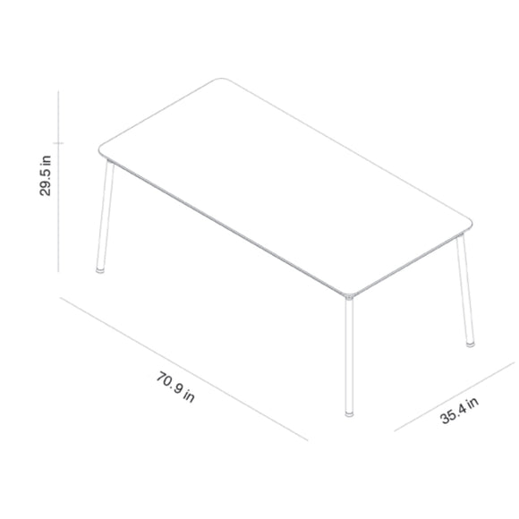 Resol Hub Rectangular Dining Table - 2Modern
