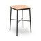 Hub Square High Dining Table  option Natural Oak Melamine