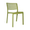 Lama Stacking Chair (Set of 4)  option Olive Green