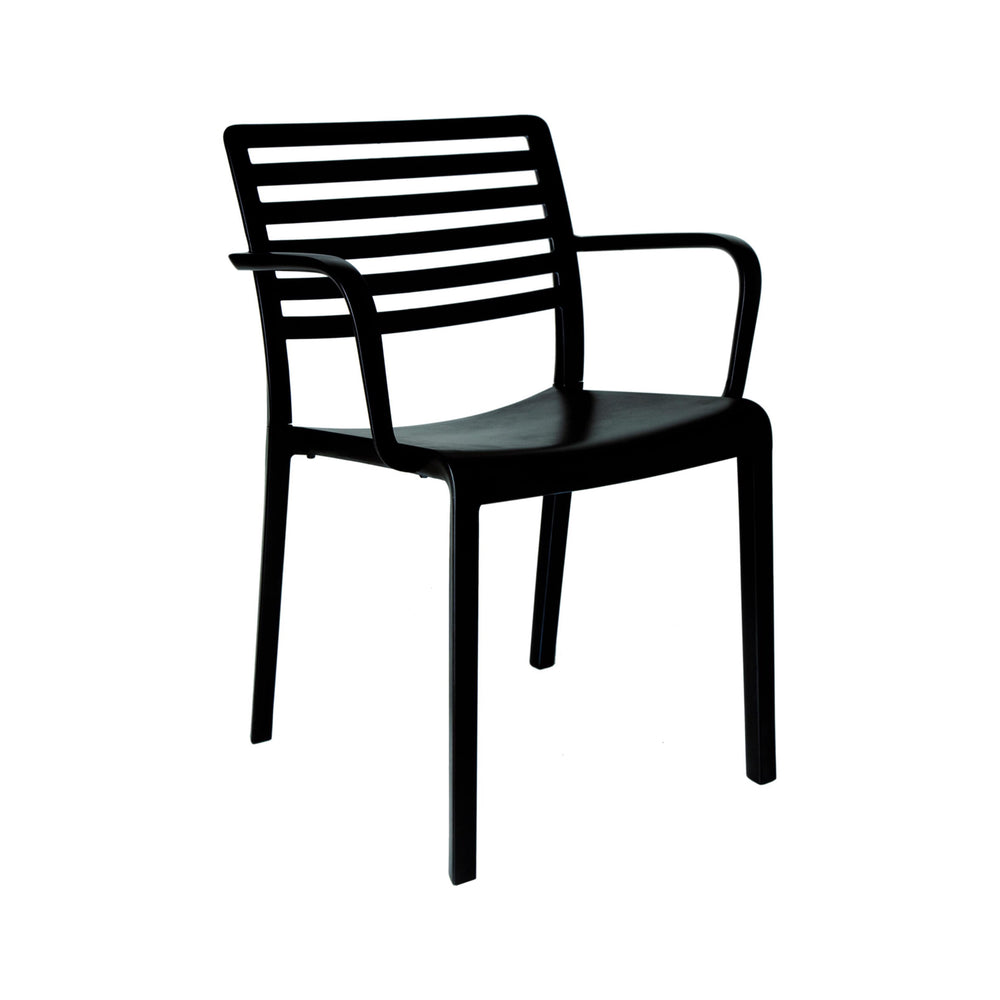 Lama Stacking Outdoor Dining Armchair (Set of 4)
