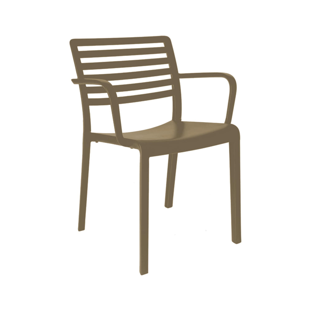Lama Stacking Outdoor Dining Armchair (Set of 4)