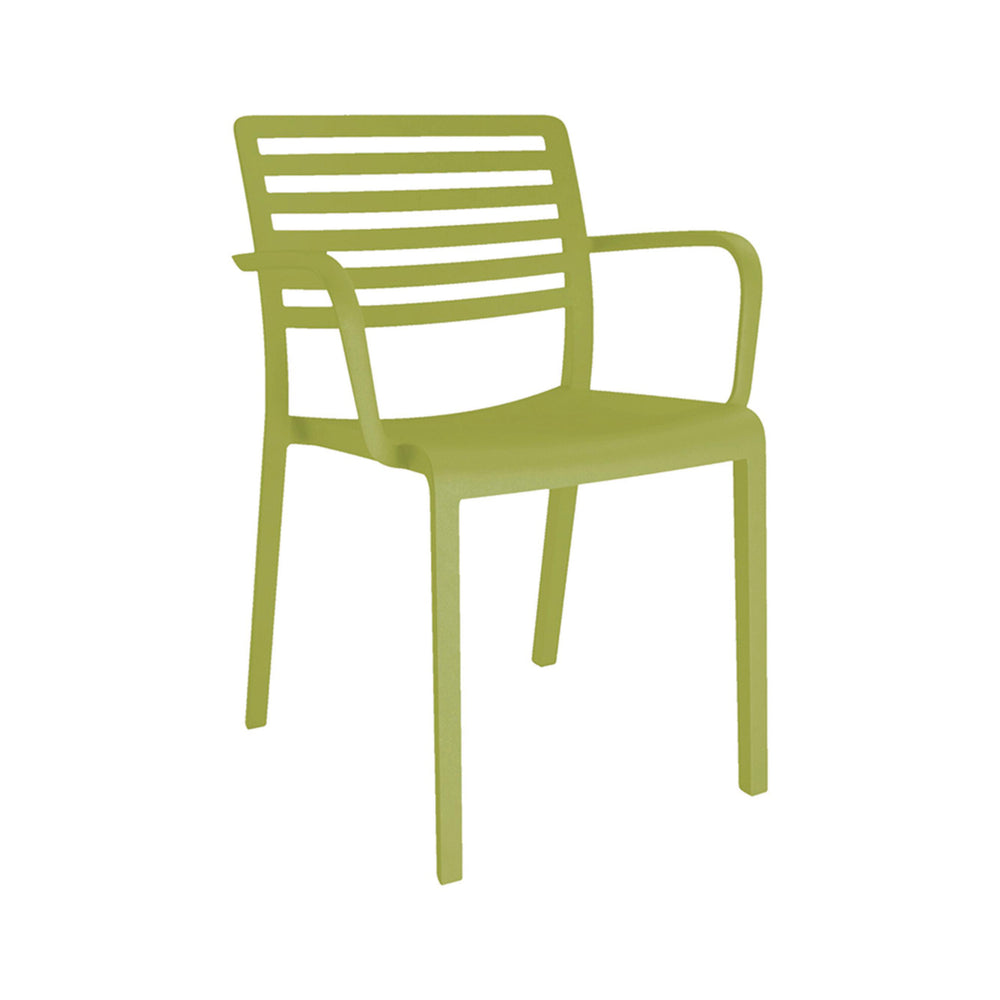 Lama Stacking Outdoor Dining Armchair (Set of 4)