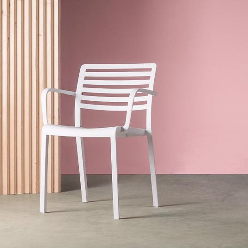 Lama Stacking Outdoor Dining Armchair (Set of 4)