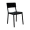 Lisboa Stacking Chair (Set of 4)  option Black