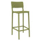 Lisboa Stacking Stool (Set of 4)  option Olive Green
