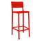 Lisboa Stacking Stool (Set of 4)  option Red
