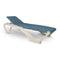 Marina Club Outdoor Sunlounger (Set of 2)  option Atlantic Blue / Ivory