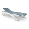 Marina Club Outdoor Sunlounger (Set of 2)  option Atlantic Blue / White