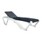 Marina Club Outdoor Sunlounger (Set of 2)  option Blue Jeans / White
