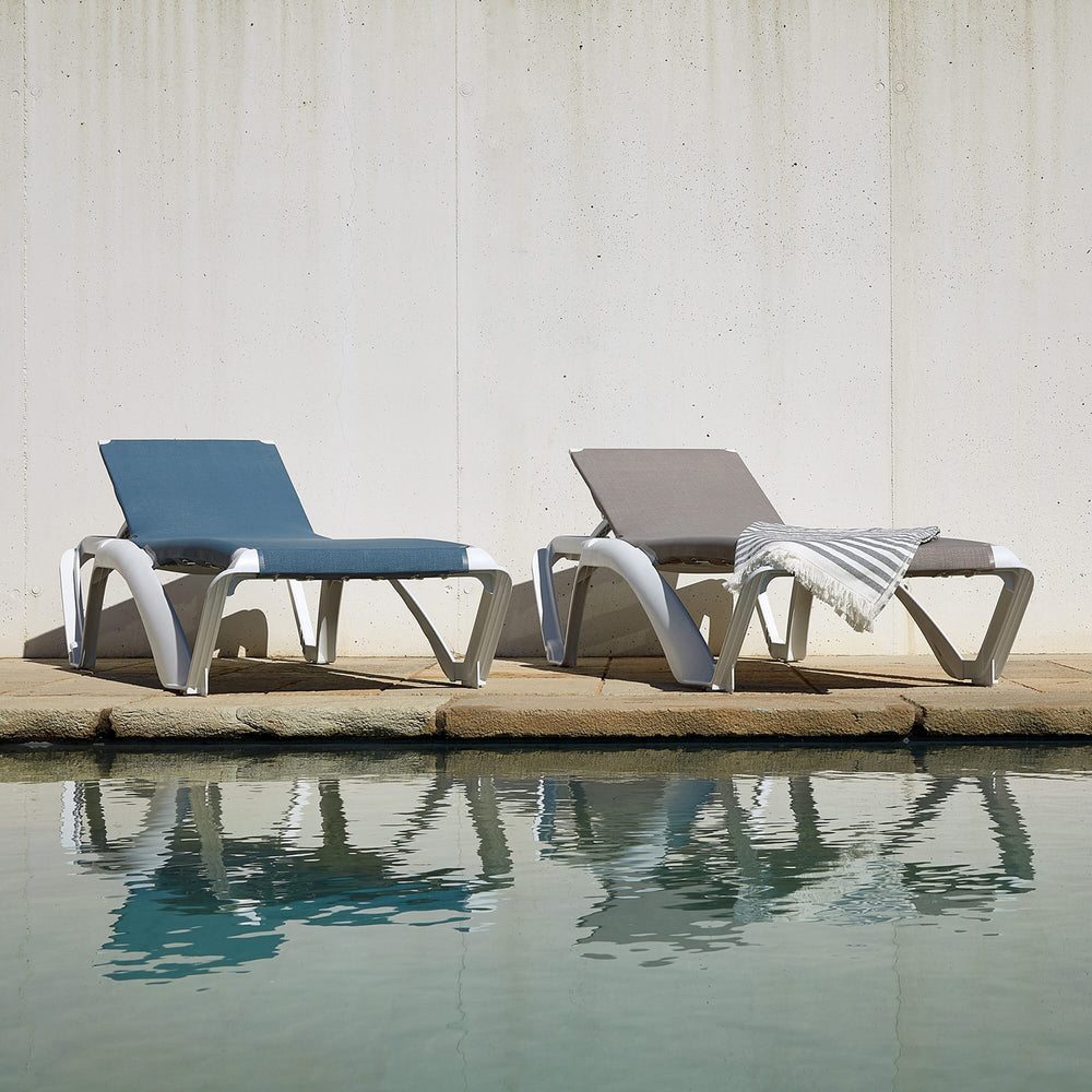 Marina Club Outdoor Sunlounger (Set of 2)