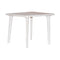 New Dessa Square Dining Table  option White