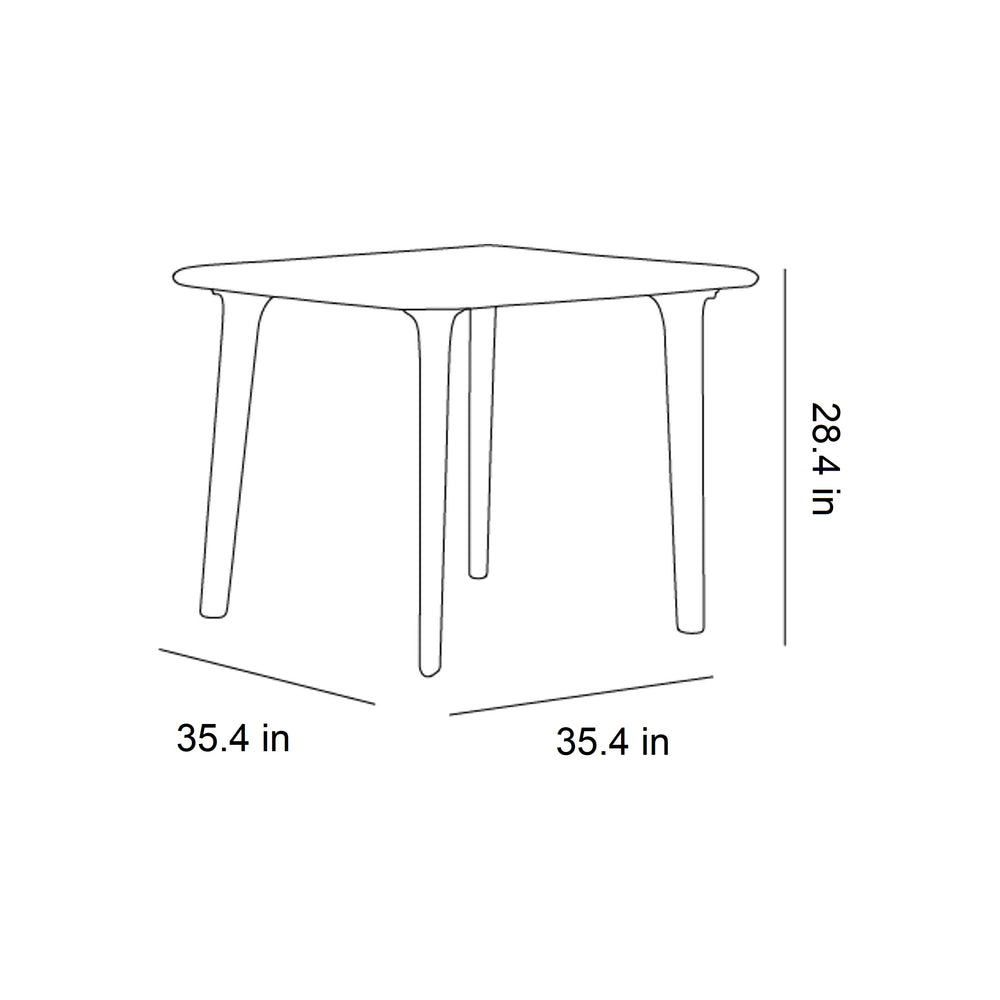 New Dessa Square Outdoor Dining Table