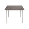 Noa Square Dining Table  option Chocolate