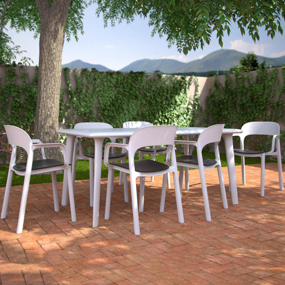 Ona Stacking Outdoor Dining Armchair (Set of 4)