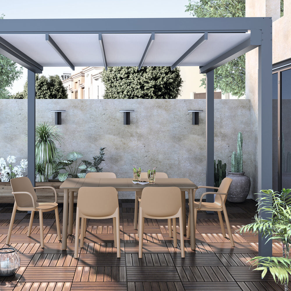 One Stacking Outdoor Dining Armchair (Set of 4)