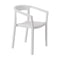 Peach Stacking Dining Armchair (Set of 4)  option White