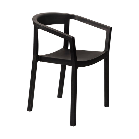 Peach Stacking Outdoor Dining Armchair (Set of 4)