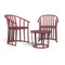 Raff 3-Piece Conversation Set  option Bordeaux