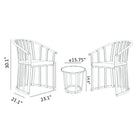 RAFF Outdoor 3-Piece Dining Set