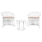 RAFF Outdoor 3-Piece Dining Set  option White