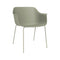 Shape Armchair - 4 Legs (Set of 2)  option Greenish Grey